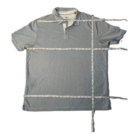 Tommy Bahama Men’s Gray Polo Shirt Short Sleeve Size XL - Picture 13 of 16